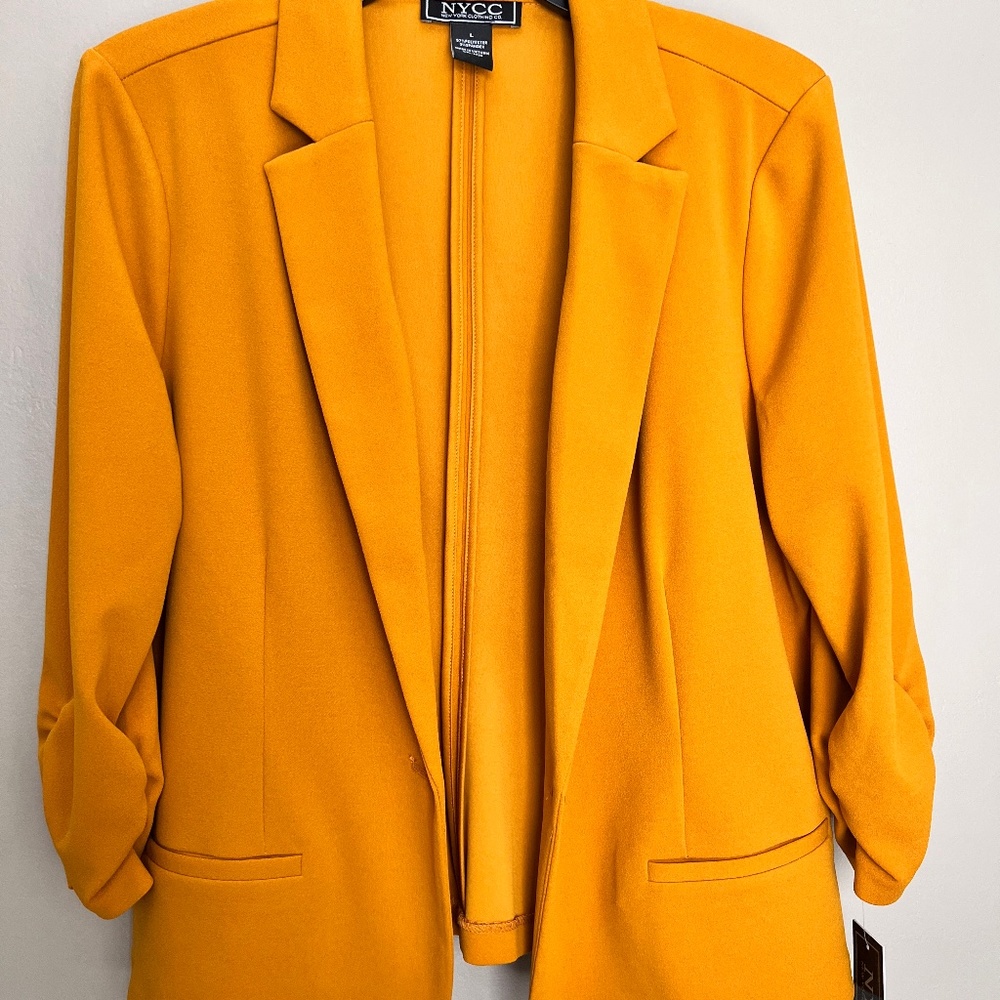 COPY - NYCC Blazer in Mustard Yellow